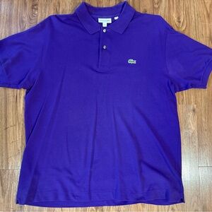 Lacoste Men's Polo Shirt in Rich Purple Size XL